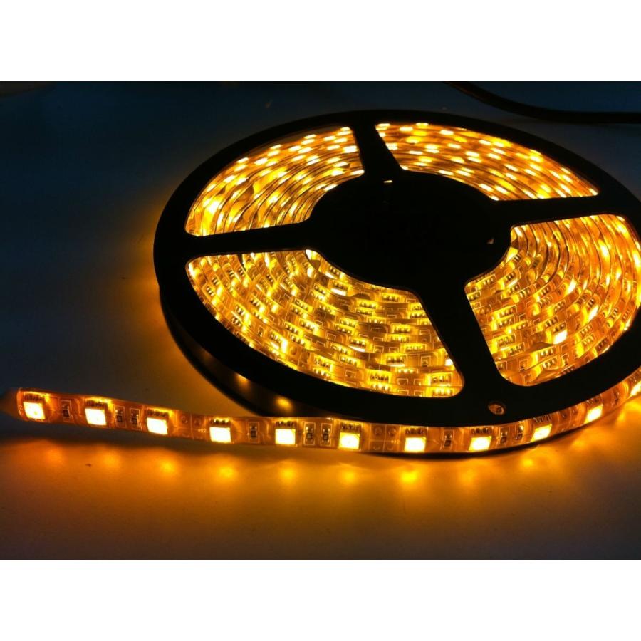 LEDテープライト5M300灯昼白色電球色2835SMDテープライト5M+電源 AC