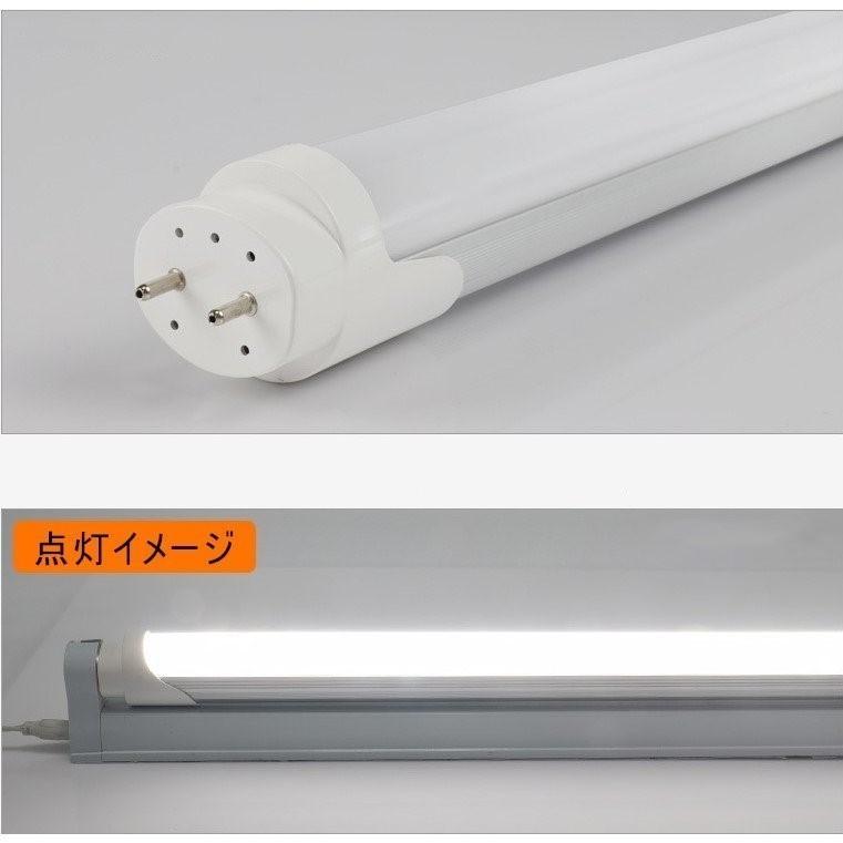 LED蛍光灯器具2灯式 笠付トラフ型 40w形 8400LM高輝度 LED蛍光灯付き LED蛍光灯ベース照明 天井照明2台セット