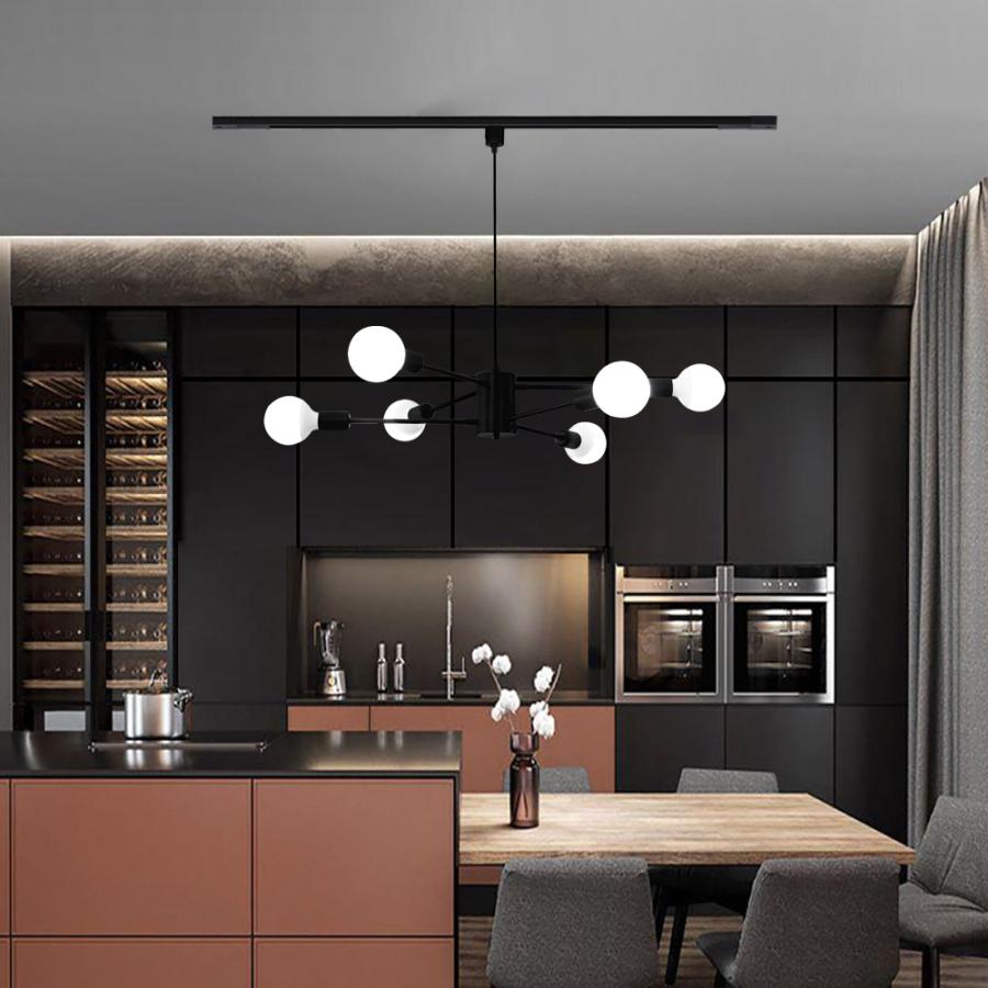 吊り下げ照明 ペンダントライト 6灯 シャンデリア 現代 モダン 北欧