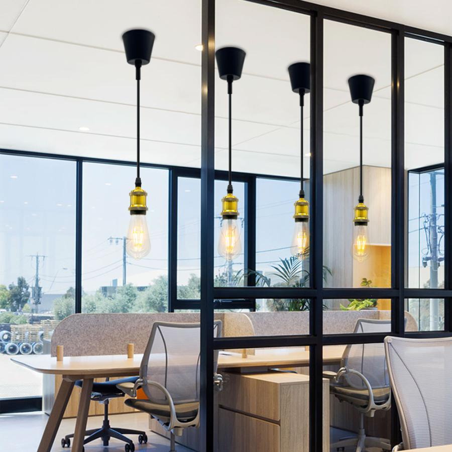 吊り下げ照明 ペンダントライト 真鍮ソケット E26 吊り下げライト