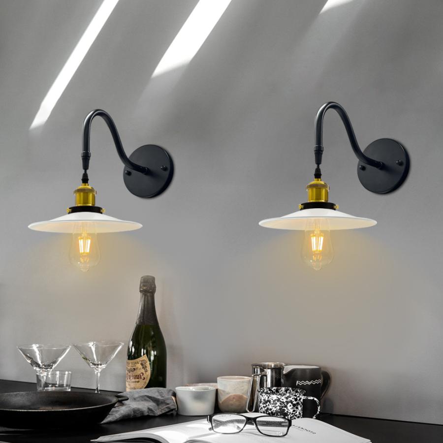 ブラケットライト 北欧 黒白 長さ調節自由 壁掛け照明 壁掛けライト