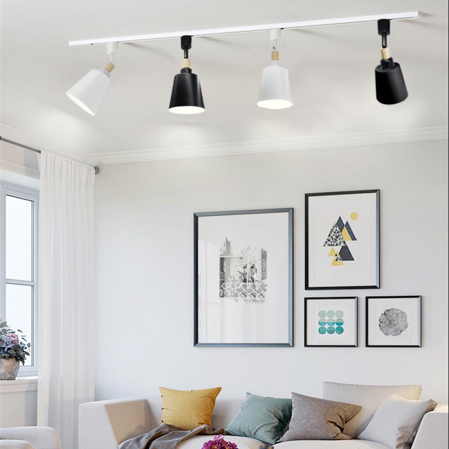 LED スポットライト ６個セット 電球色 ダクトレール ホワイト dl-e26-sp-7w-8set.jpg