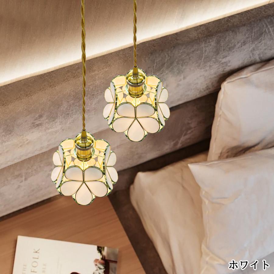 ペンダントライト かわいい 吊り下げ おしゃれ 北欧 花デザイン
