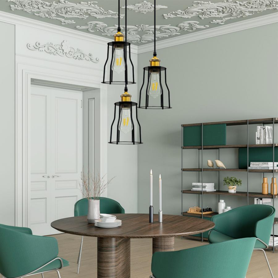 吊り下げ照明 ペンダントライト 北欧 シーリングライト おしゃれ 吊り下げライト カフェ ダクトレール用 引掛シーリング用 長さ自由調節 LED電球別売 | ブランド登録なし | 13