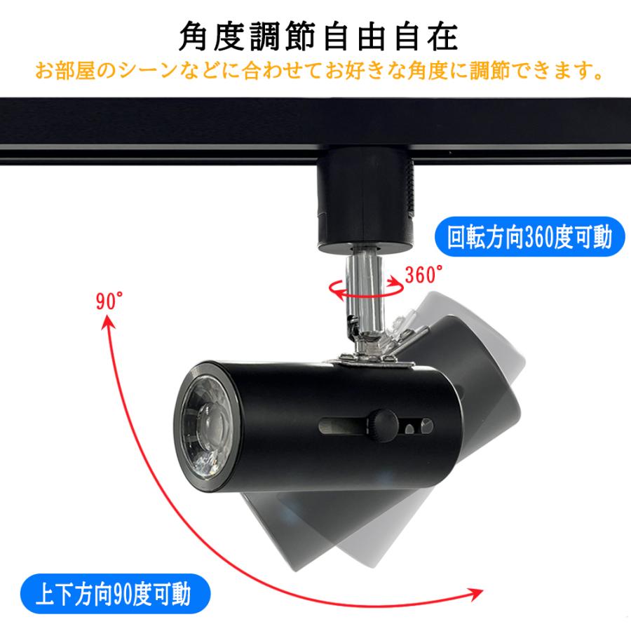 ライティンダクトレール　スポットライ E26　 　まとめ売り スポットライト レールライト ダクトレール用 照射角度調節可能 配線