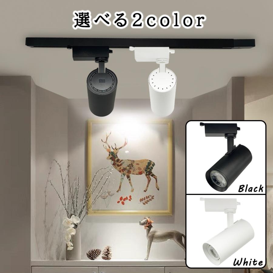 スポットライト ダクトレール用 電球交換タイプ GU10口金 60W形相当 配線ダクトレール用 レールライト 間接照明 角度自由調節 | ブランド登録なし | 02