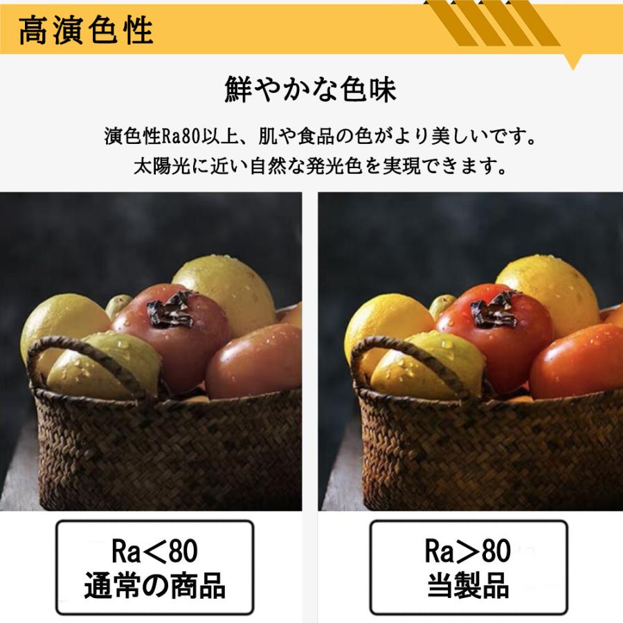 スポットライト レールライト ダクトレール用 長さ自由伸縮調節 ロングタイプ 調光器対応 E26 昼光色 電球色 50W相当 LEDハロゲン電球付5組入り_9
