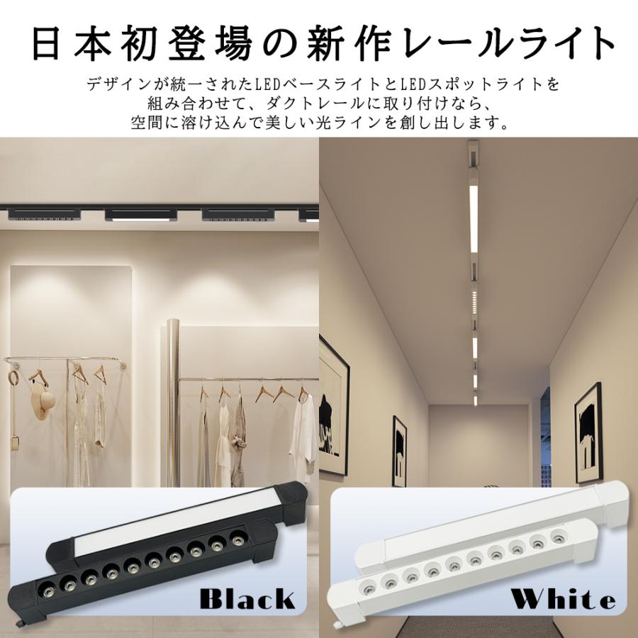 ダクトレール用照明 LEDベースライト スポットライト レール用 180