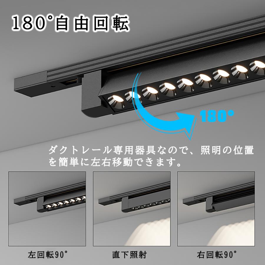 ダクトレール用照明 LEDベースライト スポットライト レール用 180