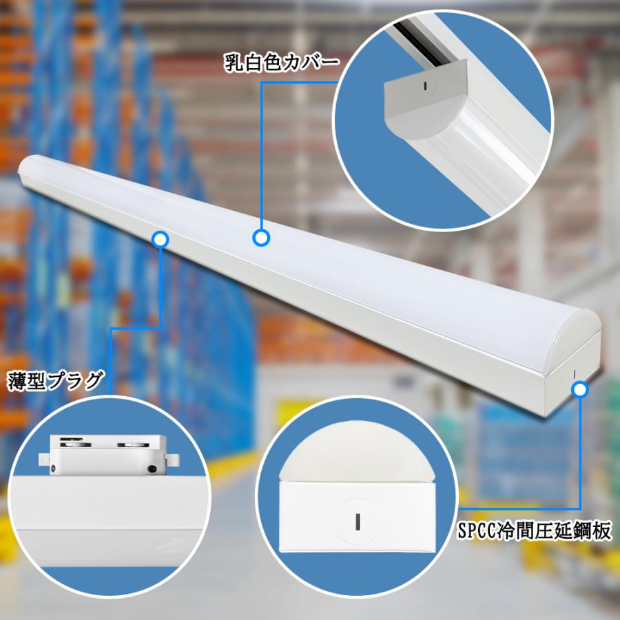 送料無料 ダクトレール用 LEDベースライト トラフ型 40W形 配線 送料無料 ダクトレール用 LEDベースライト トラフ型 40W形 配線