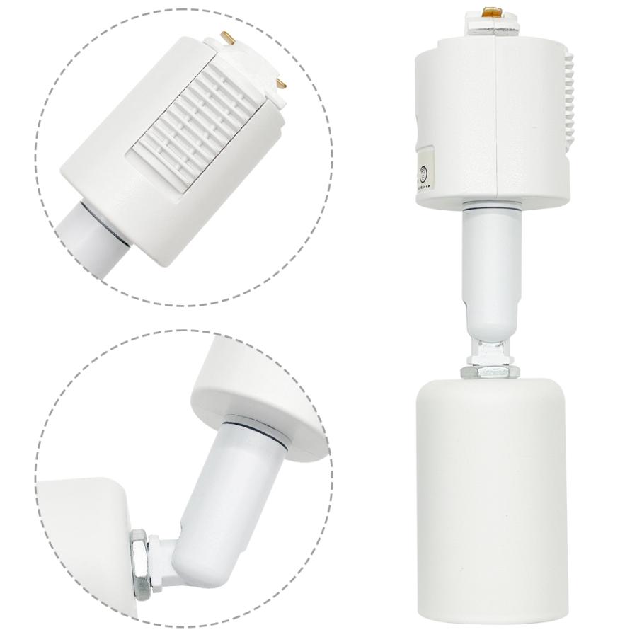 スポットライト ダクトレール用 レールライト おしゃれ  E26 角度自由調節  天井照明 取付簡単 電球別売 | ブランド登録なし | 03