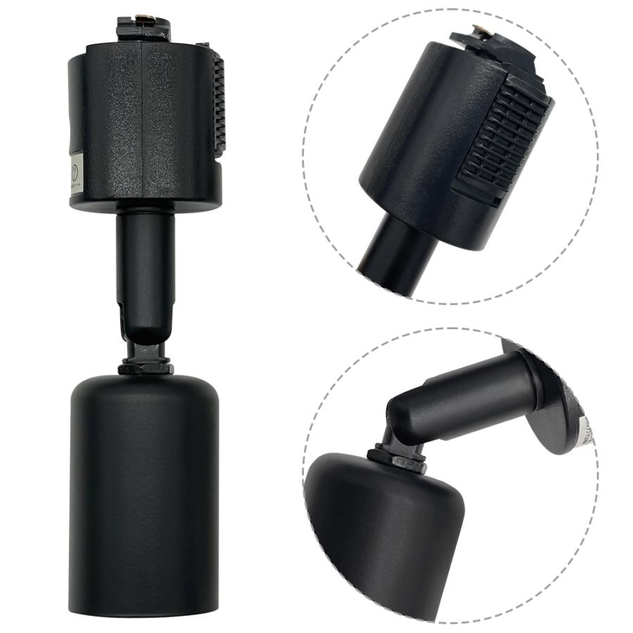 スポットライト ダクトレール用 レールライト おしゃれ E26 角度自由