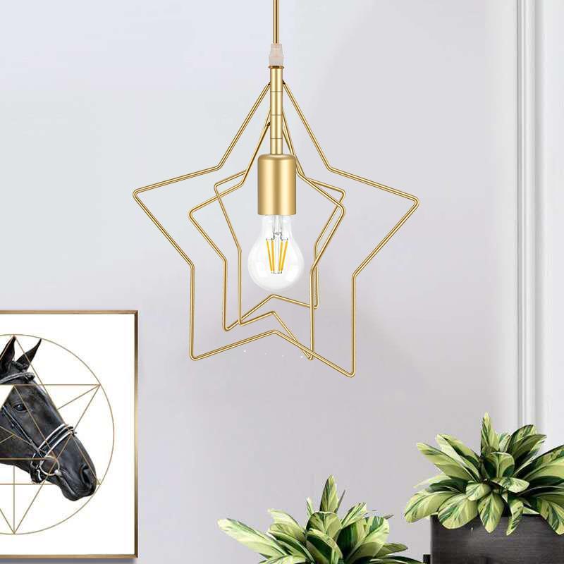 ペンダントライト 3灯星 吊り下げ照明 シーリングライトダイニング照明
