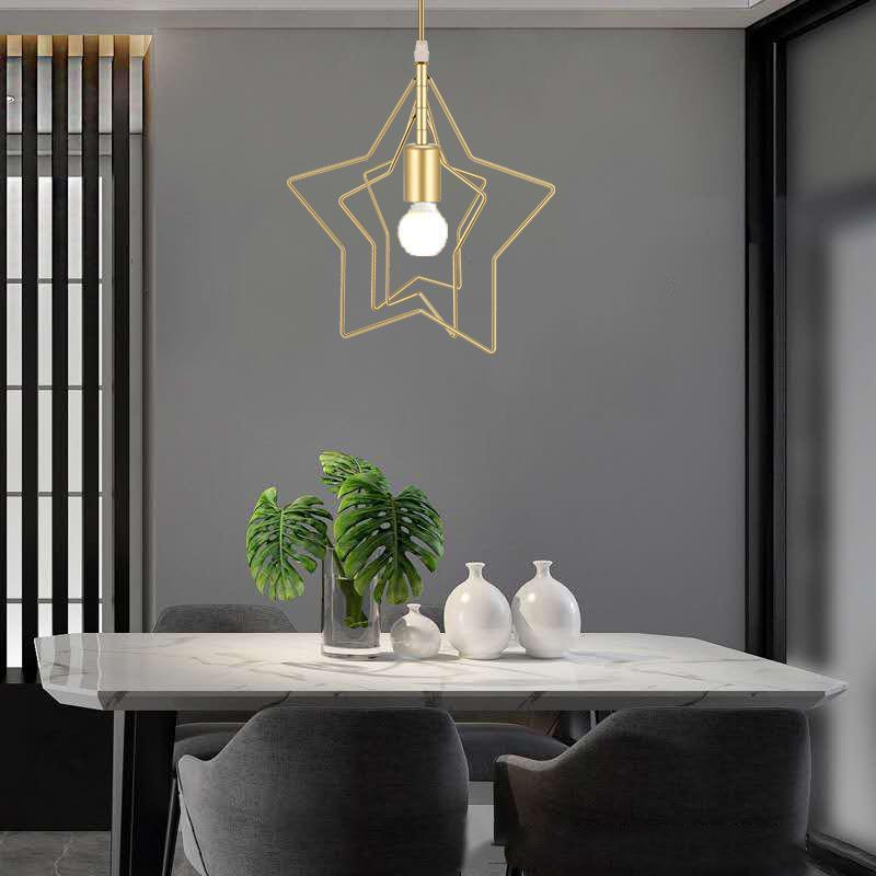 ペンダントライト 3灯星 吊り下げ照明 シーリングライトダイニング照明