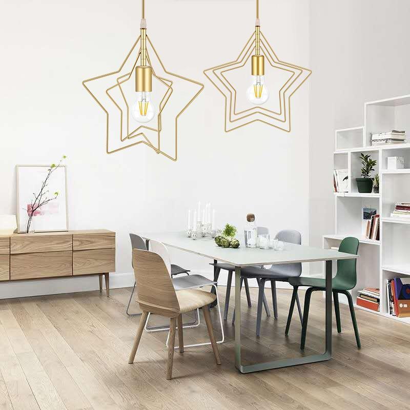 吊り下げ照明 ペンダントライト 星 ダクトレール用照明 ダイニング照明