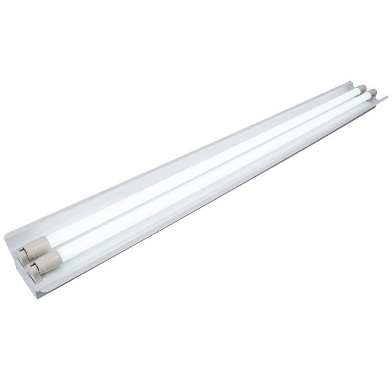 LED蛍光灯器具2灯式 笠付トラフ型 5360LM高輝度 LED蛍光灯付き 40W形