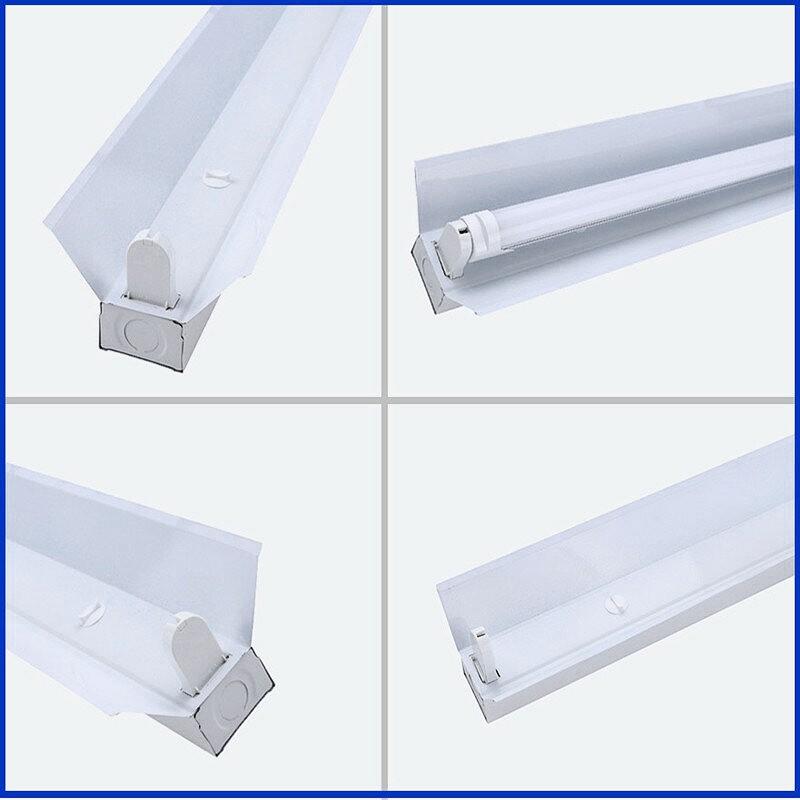 LED蛍光灯器具1灯式 笠付トラフ型 器具本体のみ 20W形 LED蛍光灯ベース照明 LEDベースライト5台セット_2
