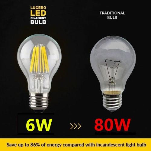 LED電球 E26 フィラメント クリアタイプ 昼光色 80W相当 : スマイル