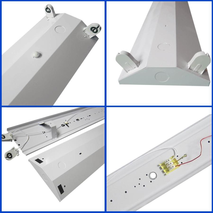 初回限定お試し価格 Led蛍光灯器具 一体型蛍光灯 Led蛍光灯付き Led蛍光灯器具一体型蛍光灯 Ledべースライト 10台セツト 2灯式 逆富士型照明器具 Led蛍光灯器具w形 逆富士蛍光灯器具ledべースライト 照明 電球