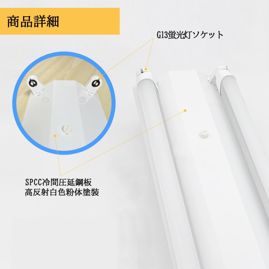 LEDベースライト 引掛シーリング式 LED蛍光灯器具 逆富士 40W型 2灯式