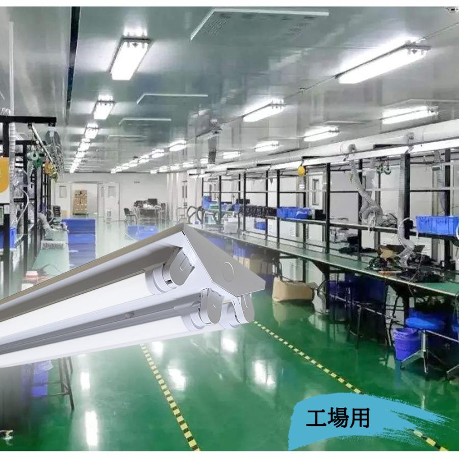 ledベースライト LED蛍光灯器具 逆富士 40W型 3灯式 明るい LEDベース
