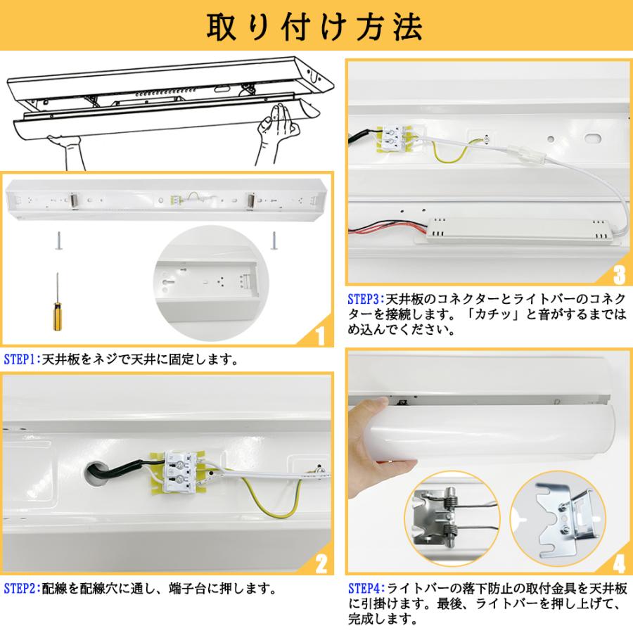 LEDベースライト 20W形 40W形 逆富士型高輝度 3120lm 5380lm 器具一