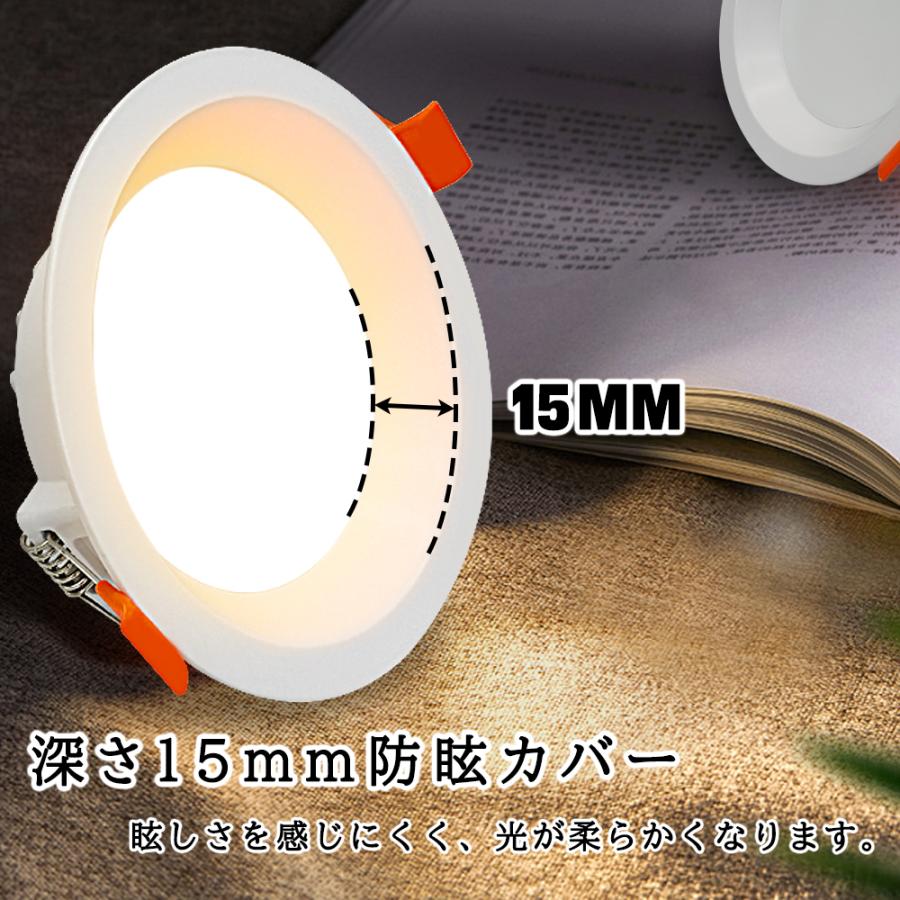 LEDダウンライト 天井埋込式 一体型 75φ 100φ 125φ 150φ おしゃれ 拡散