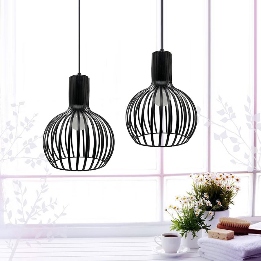 鉄製球状 ペンダントライト E26口金 LED電球付き（Cタイプ） 2種