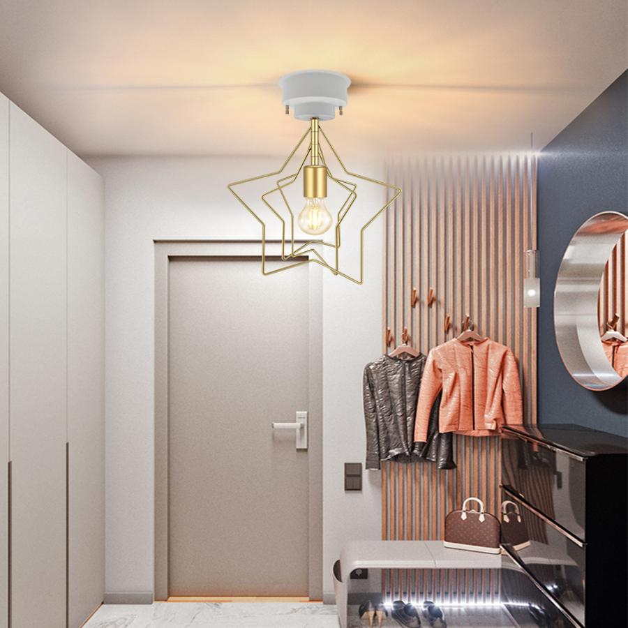 LEDシーリングライト おしゃれ 星型 北欧デザイン 4畳 4.5畳 和室 洋室