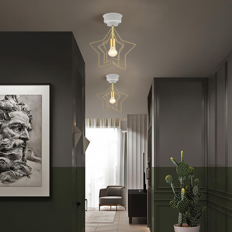 LEDシーリングライト おしゃれ 星型 北欧デザイン 4畳 4.5畳 和室 洋室