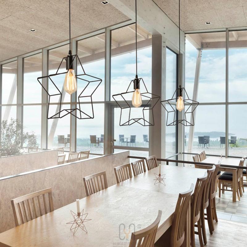 吊り下げ照明 ペンダントライト 星形 おしゃれ 北欧 天井照明 LED対応