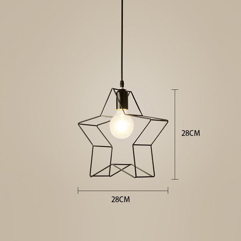 ペンダントライト シーリングライト 星型3灯 吊り下げ照明 ダイニング