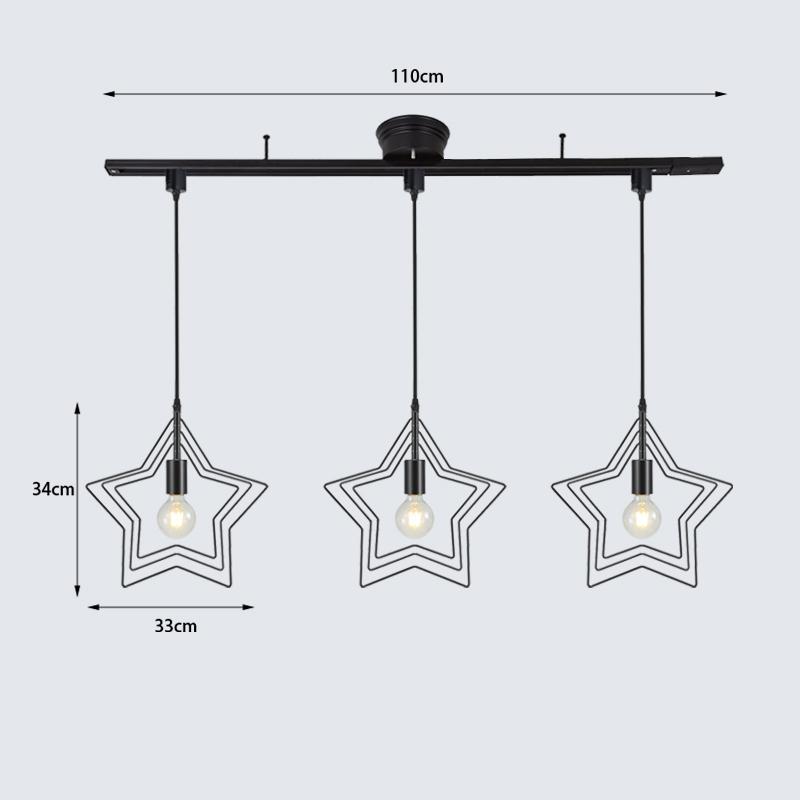 ペンダントライト シーリングライト おしゃれ北欧3灯 配線ダクトレール