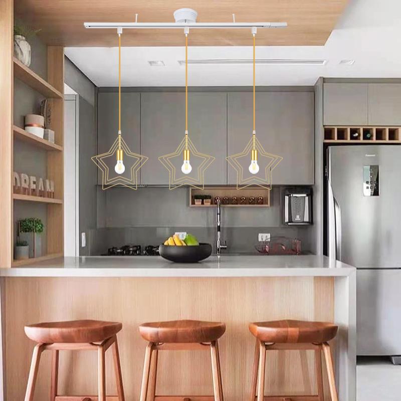 新品同様美品　ペンダントライト　3個セット シーリングライト おしゃれ北欧3灯 配線ダクトレール用 ペンダント