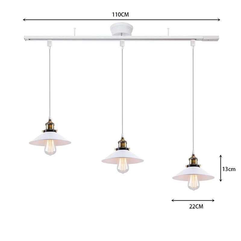 シーリングライト おしゃれ北欧3灯 配線ダクトレール用 ペンダント