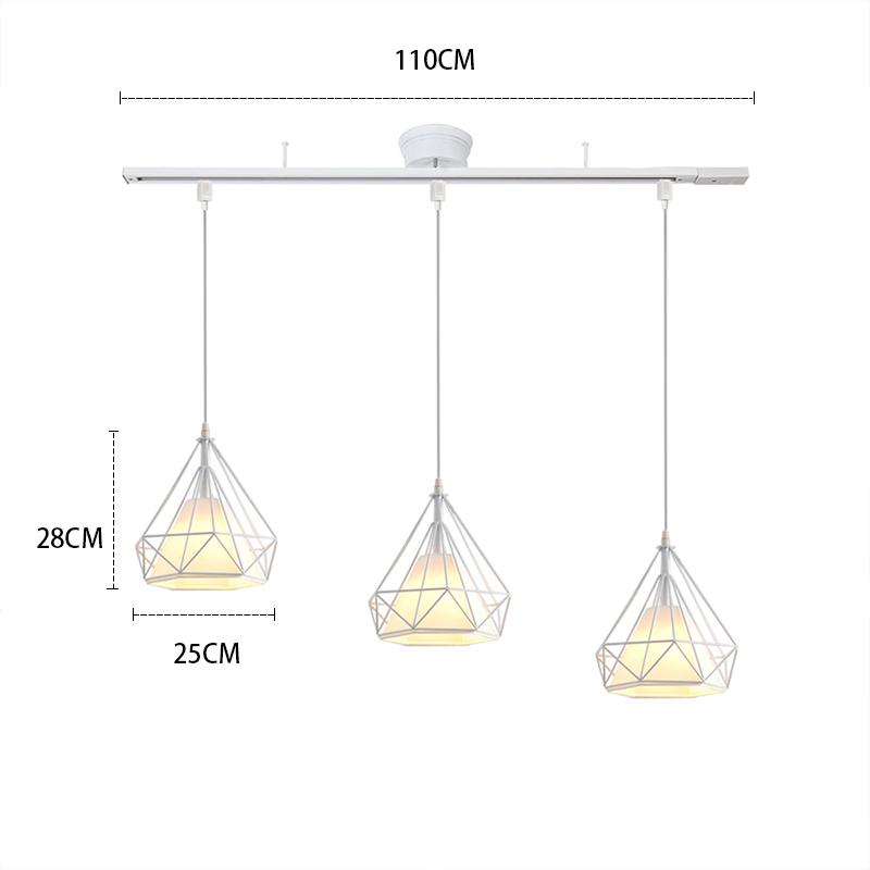 シーリングライト おしゃれ北欧3灯 配線ダクトレール用 ペンダント