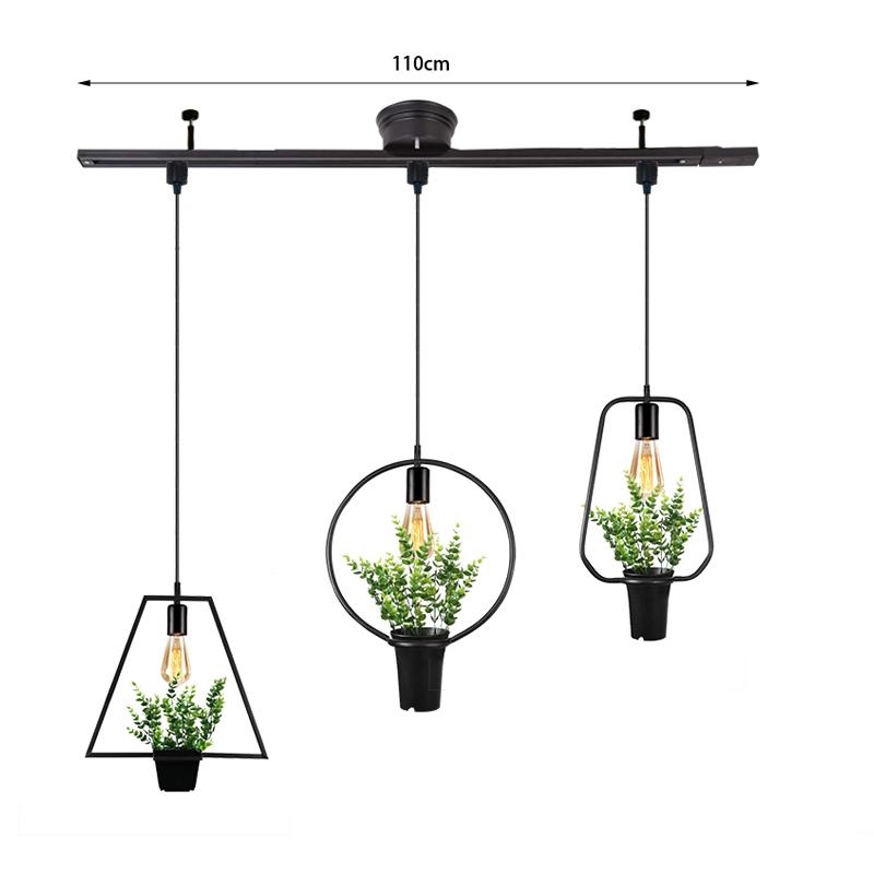 シーリングライト おしゃれ北欧3灯 配線ダクトレール用 ペンダント