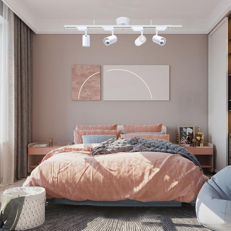 シーリングライト4灯 配線ダクトレール用 スポットライト ダクトレール