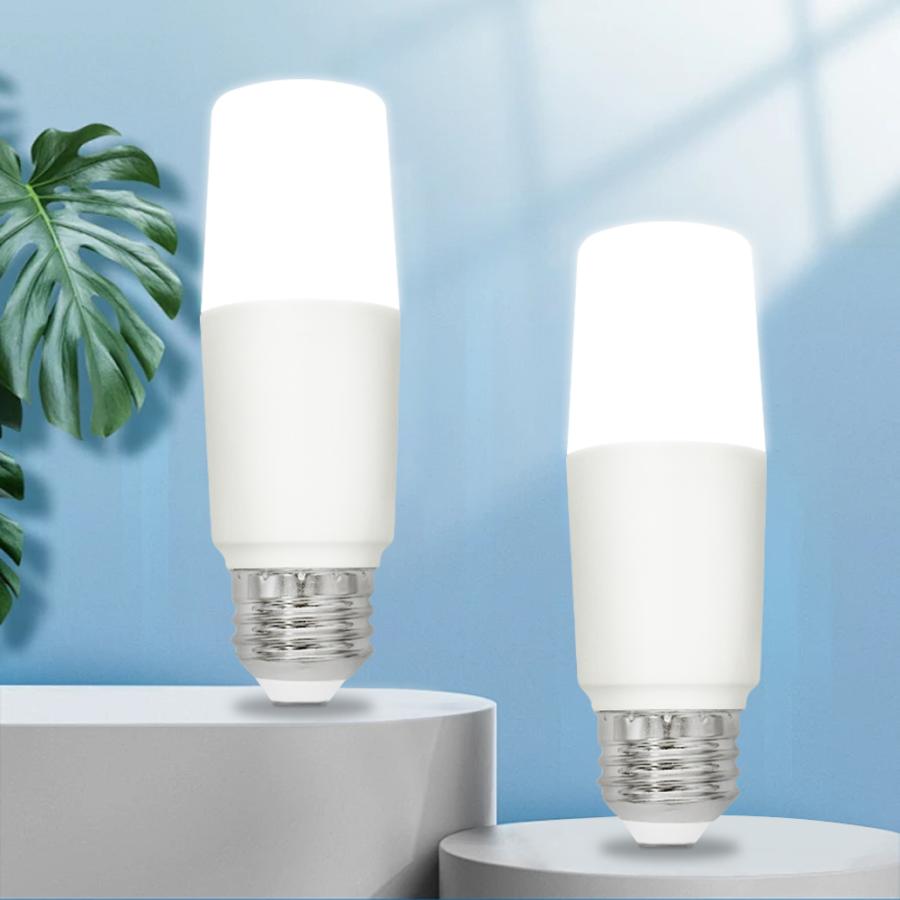 LED電球 T形 LEDランプ T型 60W相当 LEDライト E26 広配光 円筒型 電球