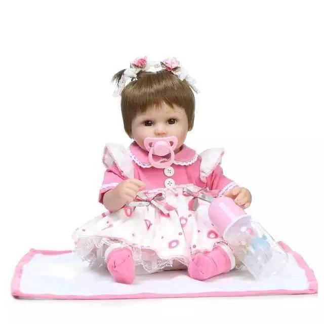 抱き人形 赤ちゃん人形 おもちゃ リアル ドール 40センチメートル 愛らしい人形 最高ギフト｜sumairusyoppu｜06