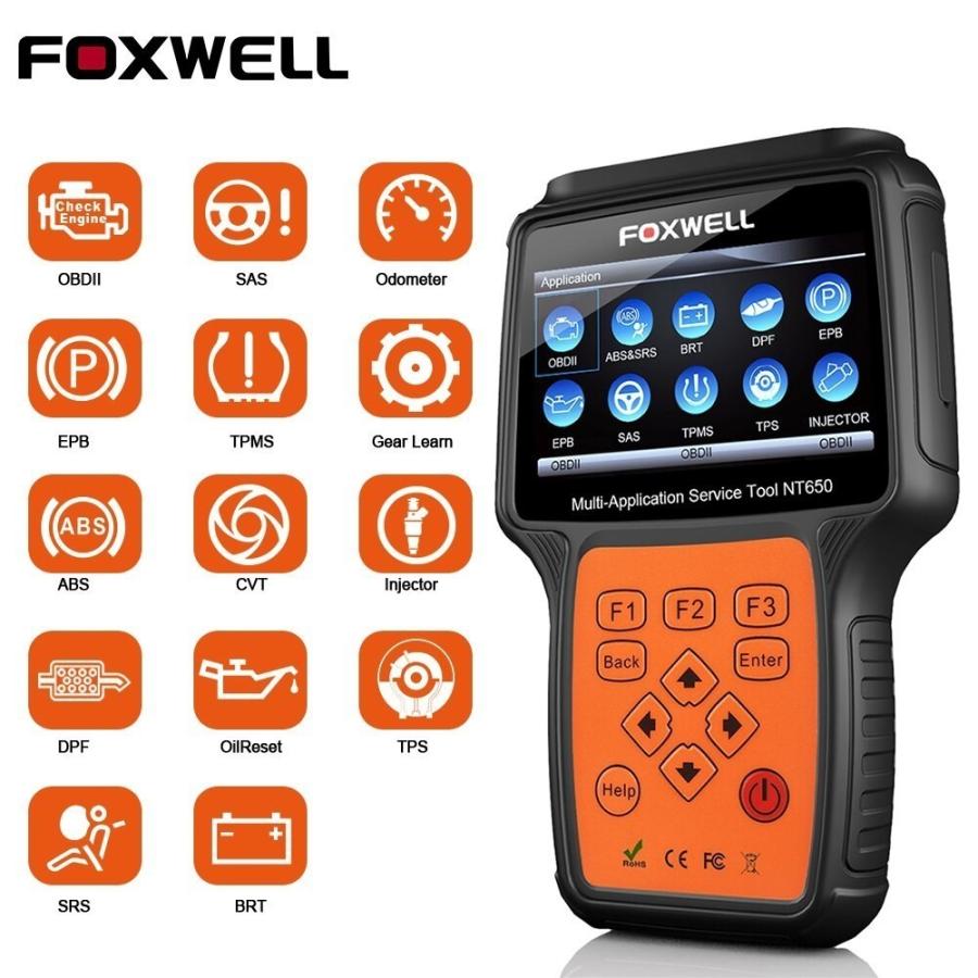 Obd2 診断機 スキャナ 車診断ツール 自動車 オイルリセット コードリーダー プロフェッショナル 値頃