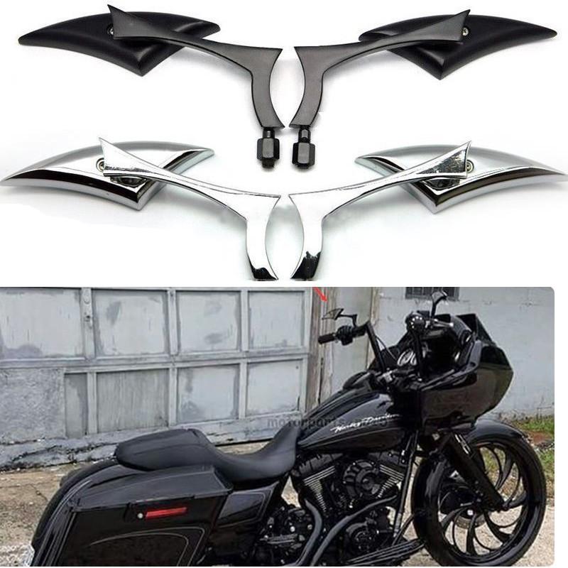 税込?送料無料】 カウルミラー ハーレー バックミラー トライバル