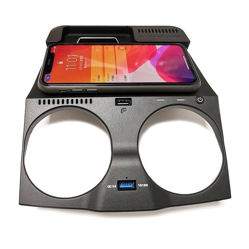 携帯充電器 BMW 5 6 シリーズ G30 G38 G32 6GT ワイヤレス スマートフォン充電ホルダー 10W QIワイヤレス カップ