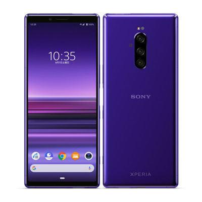 【新品同様・SIMロック解除済】802SO Xperia1 パープル｜SoftBank 白ロム スマートフォン SIMフリー | Xperia