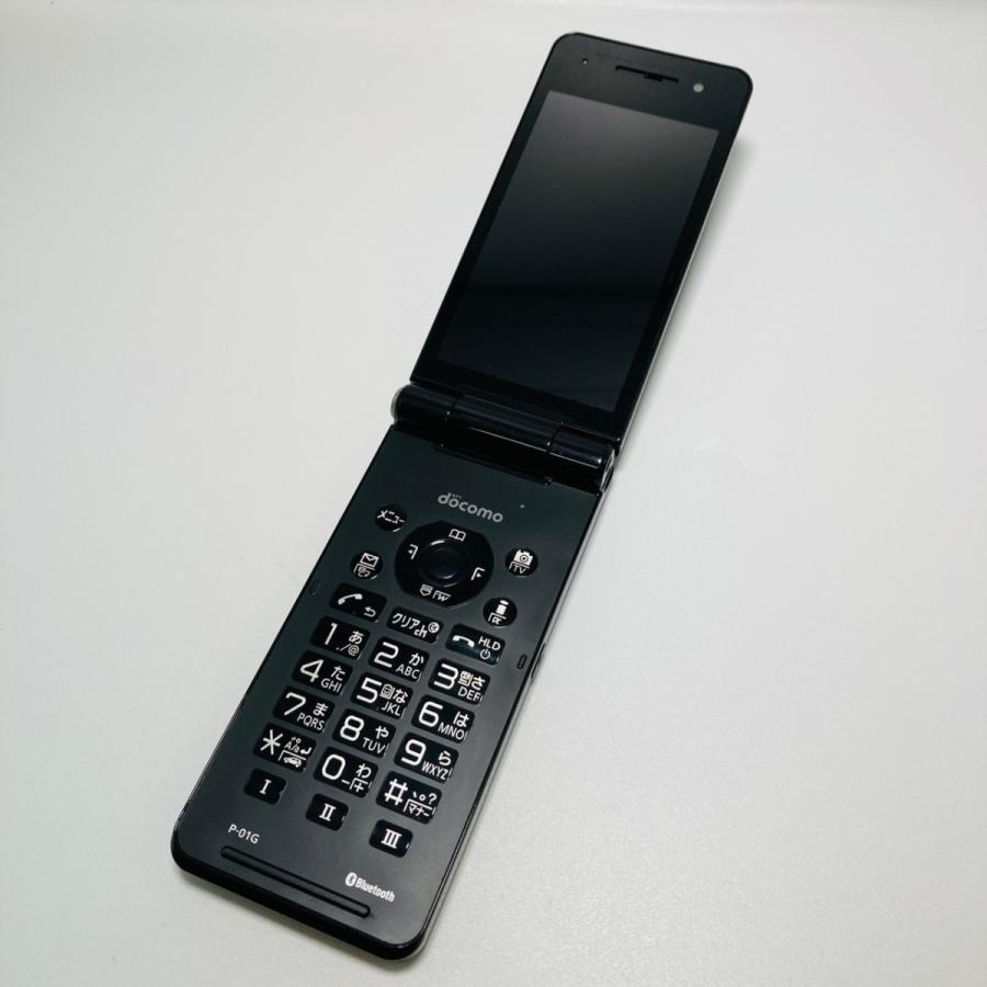 おすすめ ドコモ docomo ガラケー 新品 FOMA P-01G ブラック 携帯電話