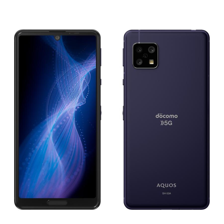 【未使用・本体のみ】AQUOS sense5G SH-53A ニュアンスブラック SIMロック解除済み 本体 android SHARP | AQUOS