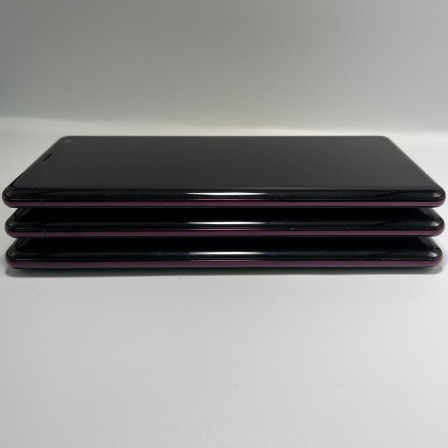 【美品・SIMロック解除済】Xperia XZ3 SOV39 ボルドーレッド｜au SONY 白ロム スマートフォン 本体 | Xperia | 01