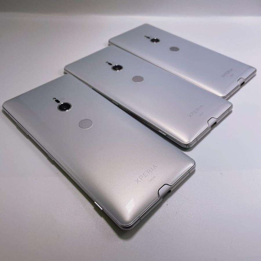 【美品・SIMロック解除済】Xperia XZ3 SOV39 ホワイトシルバー｜au SONY 白ロム スマートフォン 本体 | Xperia | 05
