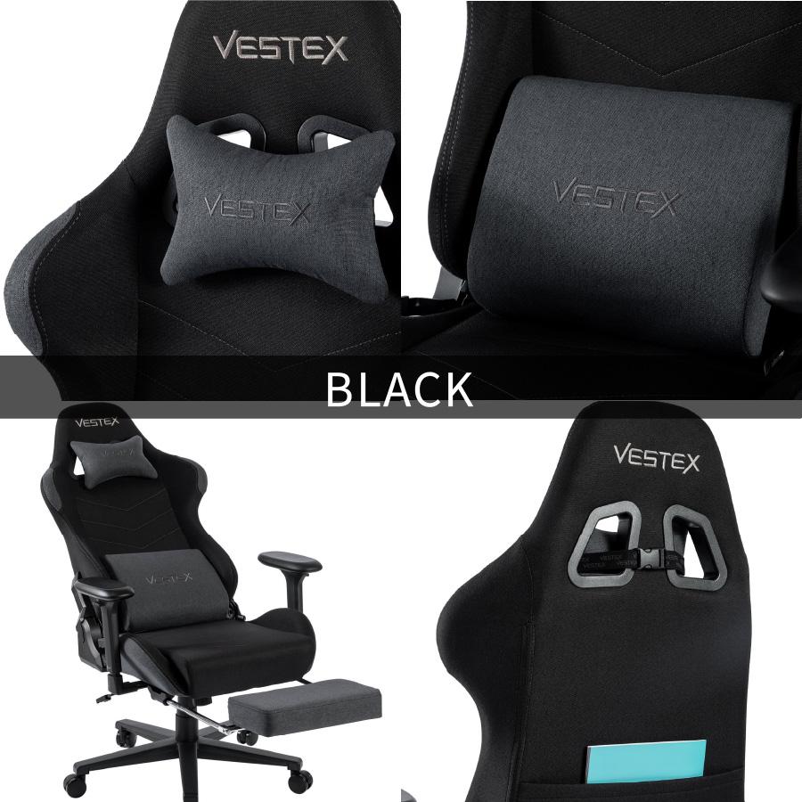 ルームワークス ROOMWORKS ゲーミングチェア VESTEX VES-S1FT フットレスト付き ポケットコイル リクライニング アームレスト_10