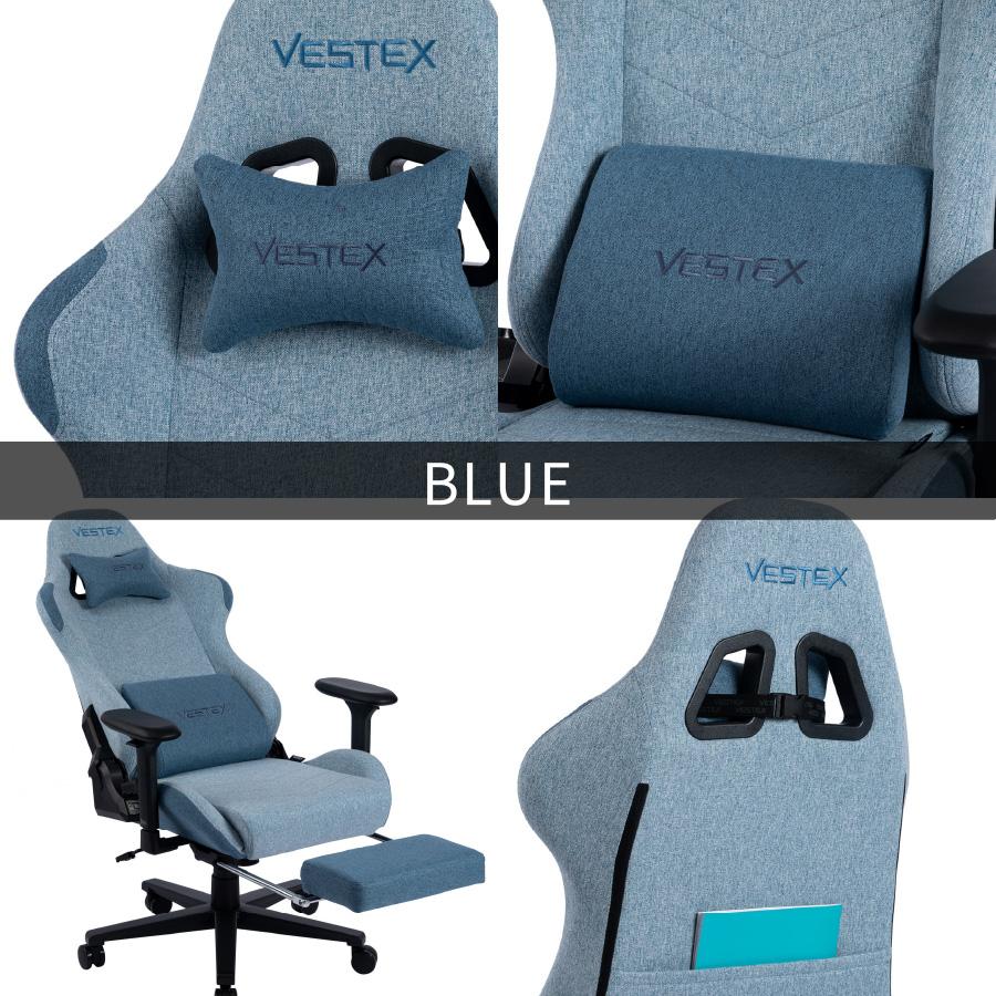 ルームワークス ROOMWORKS ゲーミングチェア VESTEX VES-S1FT フットレスト付き ポケットコイル リクライニング アームレスト_11